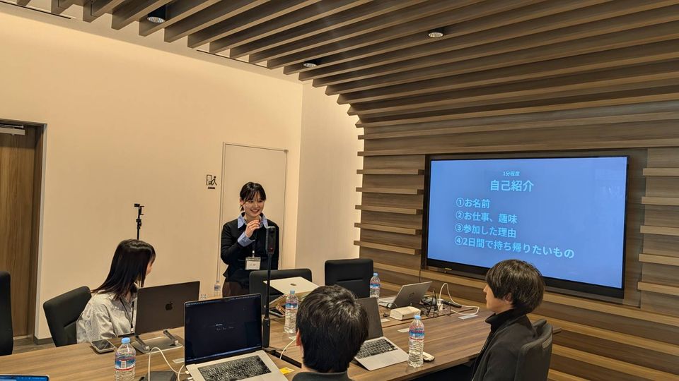 対面作業会・懇親会の様子