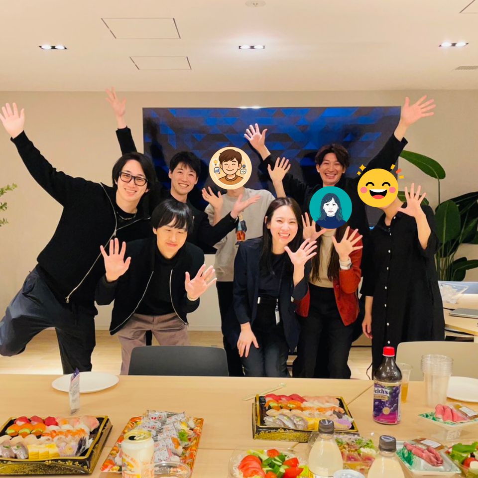 対面作業会・懇親会の様子
